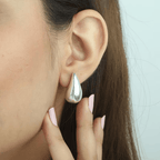 Teardrop Earrings - Golden